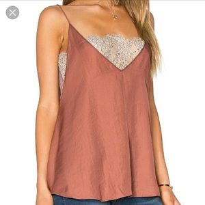 Free people deep v bandeau cami copper small